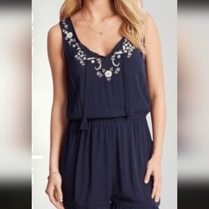 ✨ Cape Juby Burgundy Floral Romper